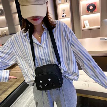 

Womens Tote Bag Women Canvas Bag Simple Shoulder Bag Casual Messenger Package Small Phone Bag Шоппер エコバッグ сумка женская большая