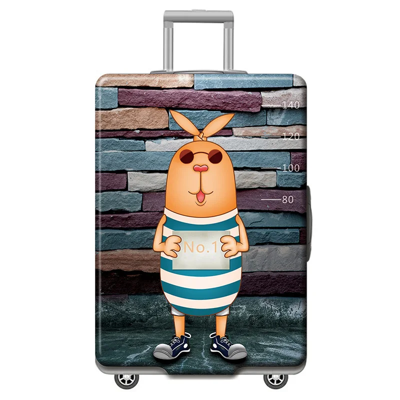 B-Luggage cover Sereqi модные багажные Защитные чехлы Чехол для эластичного чемодана 18-32 дюймов защитный чехол для путешествий Аксессуары покрытие для сумки на колесах - Цвет: B-Luggage cover