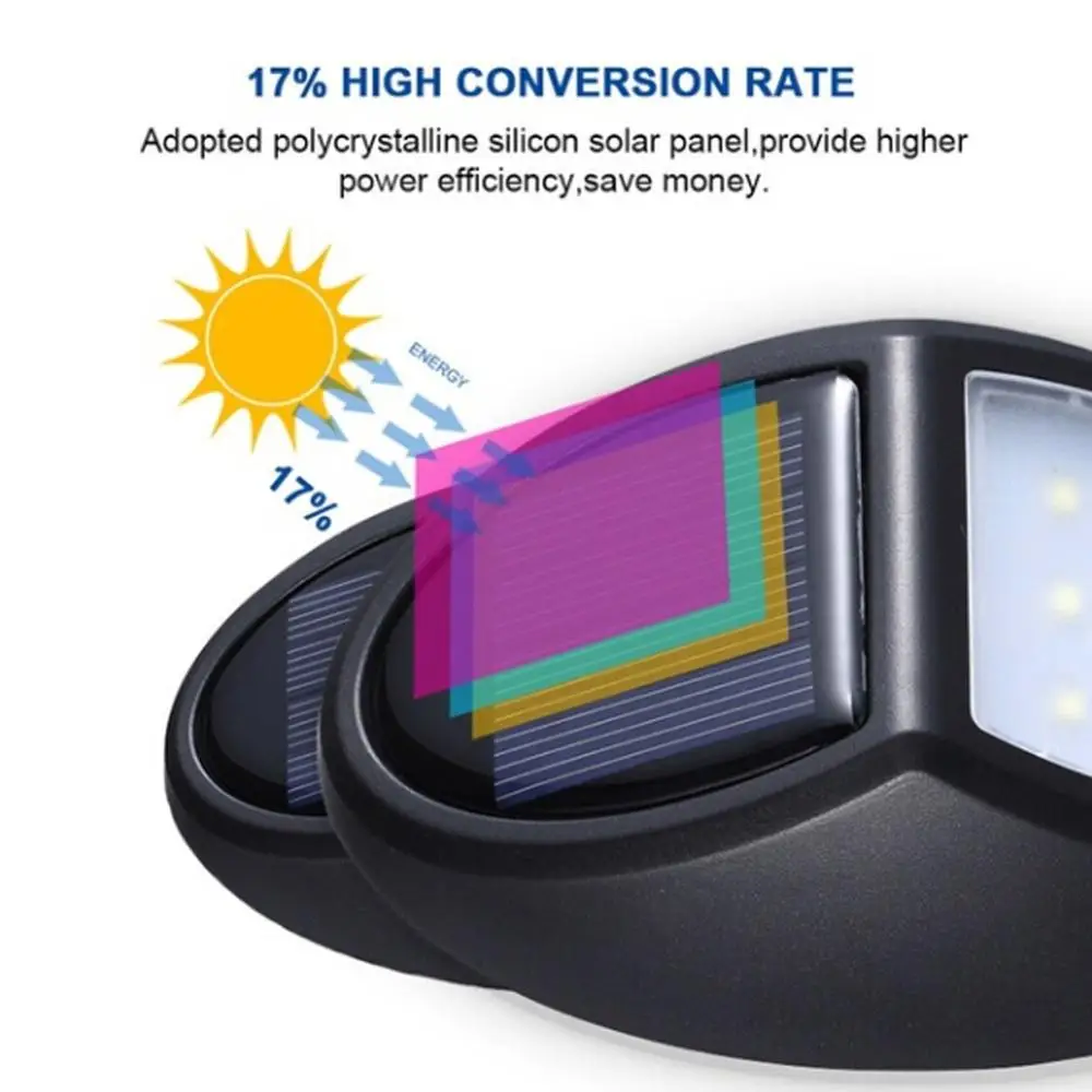 10 LED Solar Light Outdoor Solar Lamp PIR Motion Sensor Wall Light Waterproof Solar Powered Sunlight for Garden Decoration
