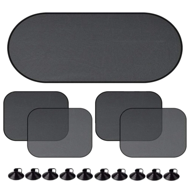 

Car Window Shades,5 Pack Car Sun Shade For Side And Rear Window,Spf 30+ Protect Your Kids/Pets In Back Seat,Blocks Over 98% Of H
