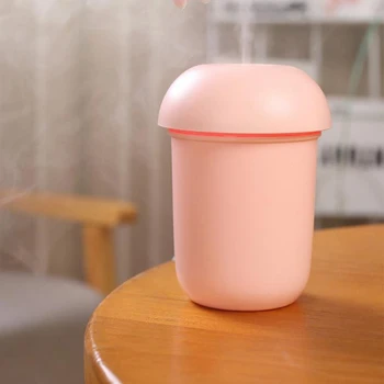 

New 180ML Ultrasonic Air Humidifier Aroma Essential Oil Diffuser for Home Car USB Rechargeable Fogger Mist Maker with LED Night