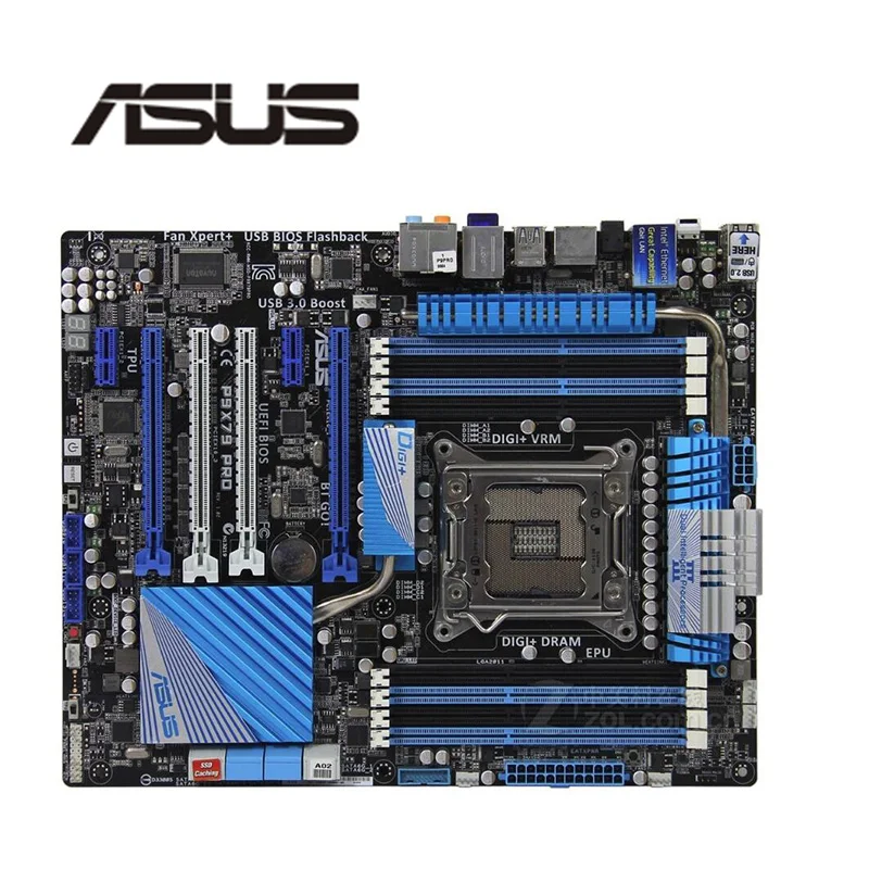 Материнская плата для ASUS P9X79 PRO оригинальная б/у материнская X79 X79M 2011 Socket LGA Core i7