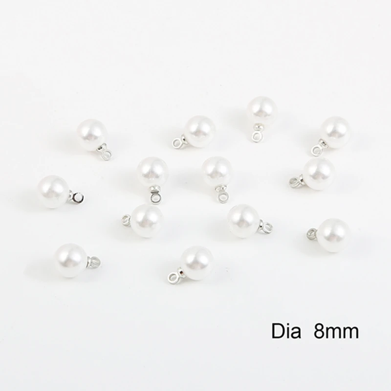 White 8mm Hole 1.5mm 10 шт. белый цвет слоновой кости ABS жемчужные бусины очаровательные серьги-гвоздики задние пробки ушной столб гайки затычки для самостоятельного изготовления ювелирных изделий серьги База - Цвет: White 8mm Hole 1.5mm