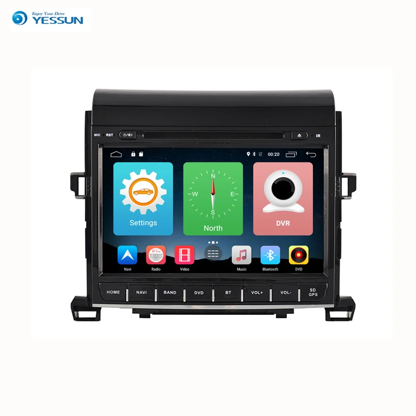 Автомобильный навигатор Yessun GPS для Toyota Alphard 2007 ~ 2013 Android HD сенсорный экран