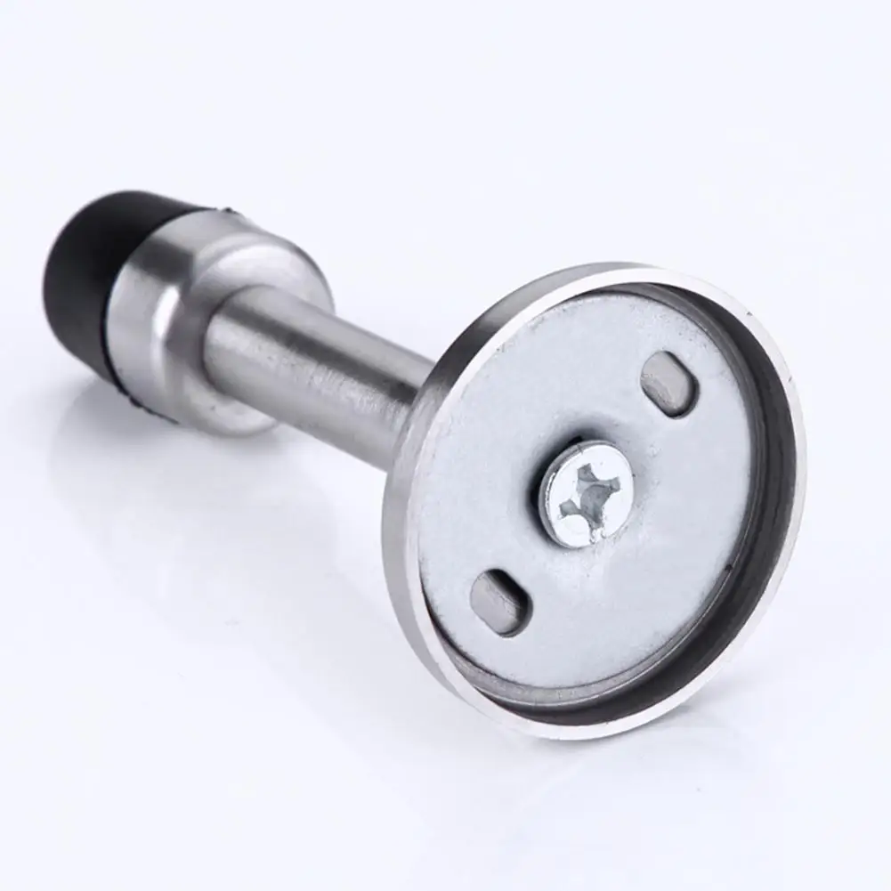 75-150mm Door Stopper Wall-mounted Anti-collision Rubber Two Installation Methods Shock-proof Punch-free Door Stopper for Hotel