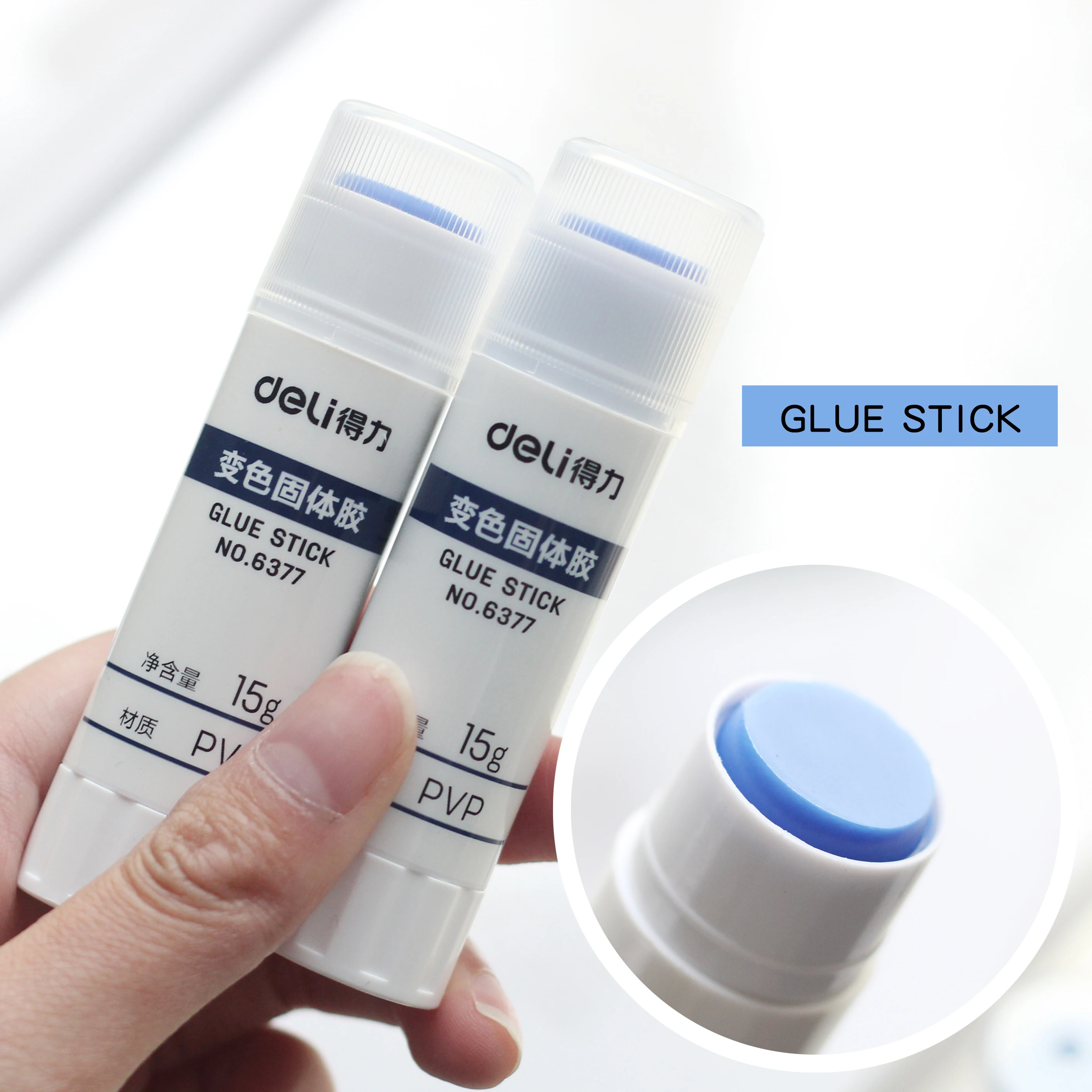 15gBlueColorSolidGlueStickPVPcolorchangingGlueStickfor