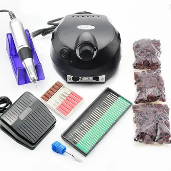 

35000RPM Pro Electric Nail Drill Machine Apparatus for Manicure Pedicure with File Cutter Nail Drill Art Machine Kit Nail tools