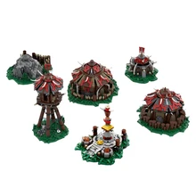 

Building Blocks C7664 WOW Fantasy Orc's Horde Bundle Monster Camp Assemble Demon Orc Village Bricks Toys For Kids Xmas Gifts