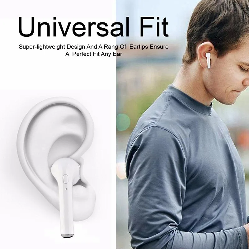 

I7S-TWS Wireless Earbuds Mini Portable Sports Noise Reduction Headset Earphone with Charging Case for iPhone Galaxy Android