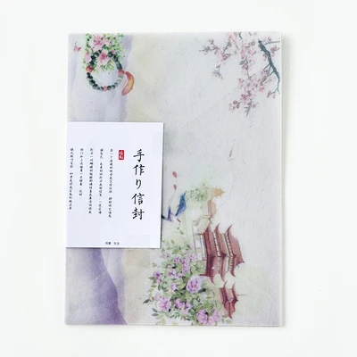 3 конверта и герметичные наклейки/упаковка креативные милые серии конверт из пищевого пергамента Подарочная Корейская Канцелярия - Цвет: 2