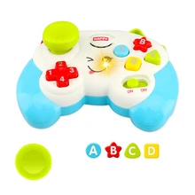 Звук и светильник, электрические игрушки, детские забавные вокальные игрушки, первые слова, буквы, цифры, игровой контроллер, обучающий с песнями, звуками