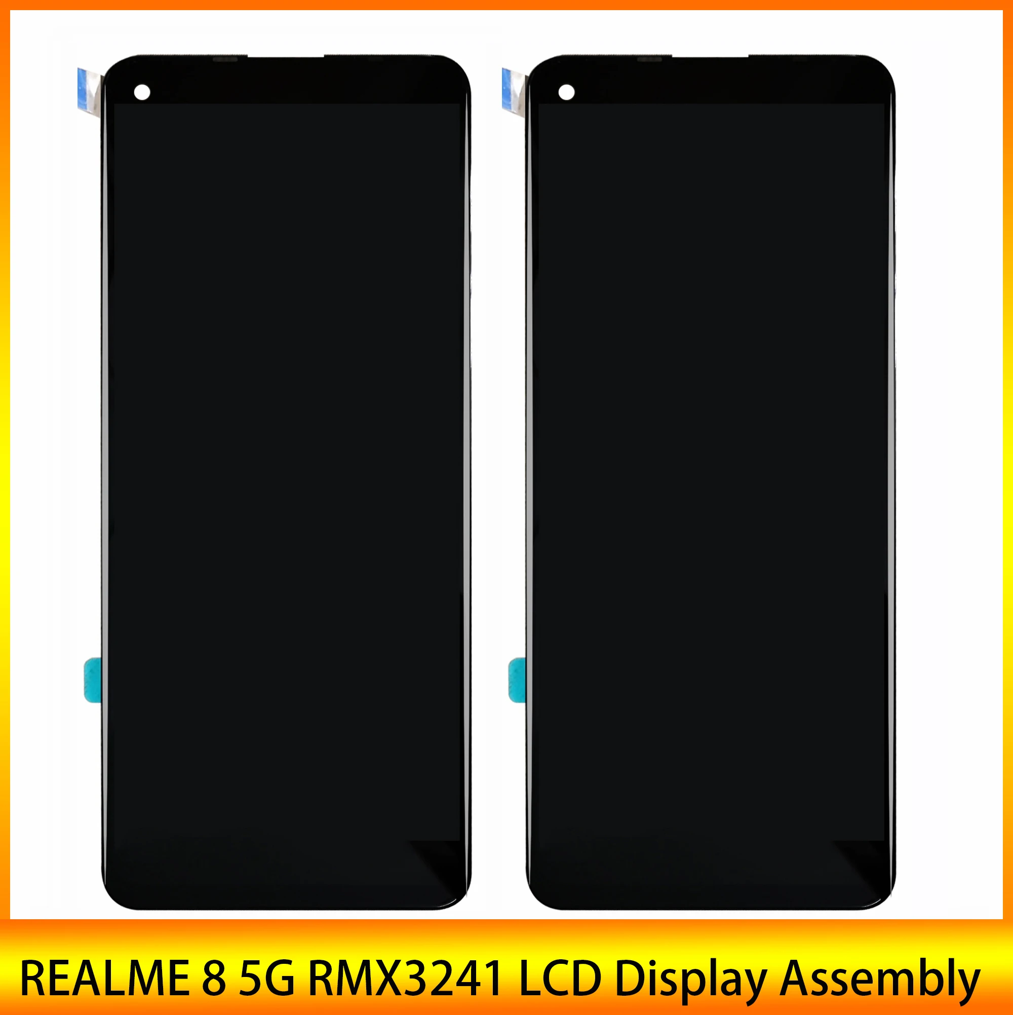 

Original Screen 6.5" For REALME 8 5G RMX3241 LCD Display Touch Screen Digitizer Assembly Replacement Parts
