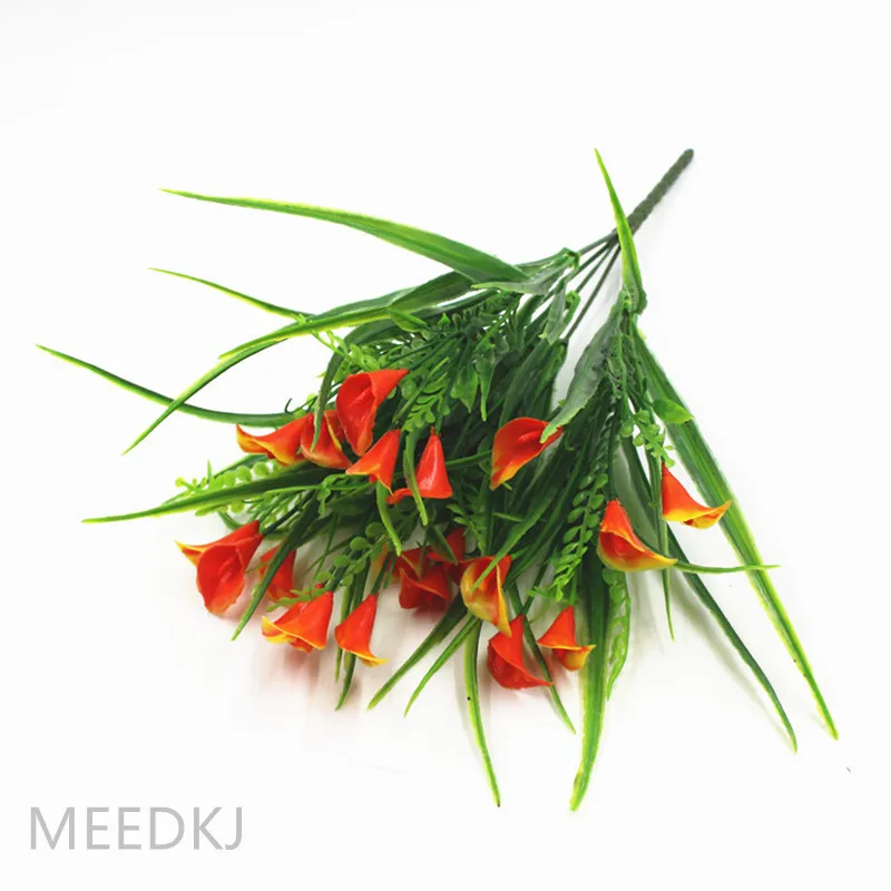 Искусственный цветок 1 шт. искусственный для гостиной обеденного стола маленькие