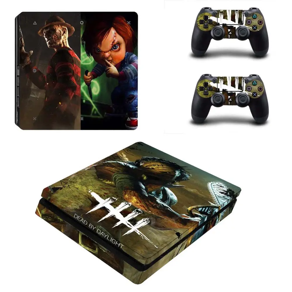Dead by Daylight PS 4 Slim sticker s виниловая наклейка защитная накладка для PS4 Slim консоль и два контроллера