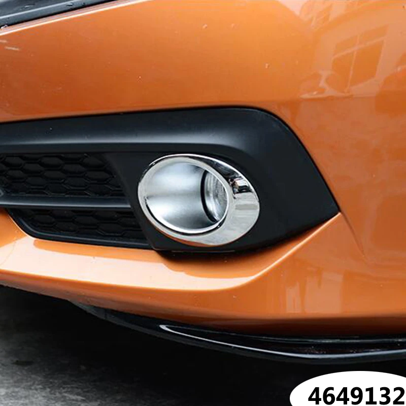 ABS хром для Honda Civic 10th седан передняя противотуманная фара накладка аксессуары