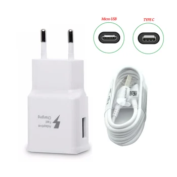 

Fast Charging EU Plug Charger For Xiaomi 5C 6 8 9 SE lite 9T Pro USB Type C Cable For Redmi 4X 5 5Plus 5A 6 6A Micro USB Cable