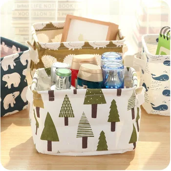 

Fabric storage box office storage stationery toys cosmetics jewelry snacks folding sorting basket storage box organizer
