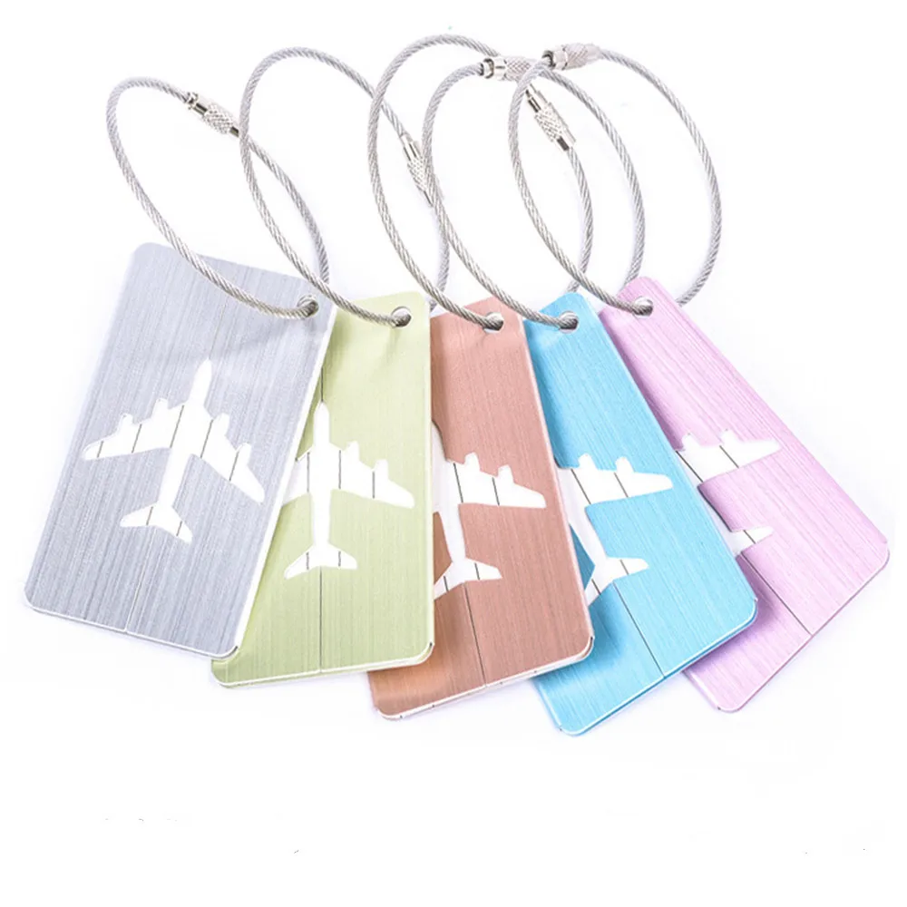 Новые Жетоны для багажа из сплава жетоны чемодана держатель адресной этикетки