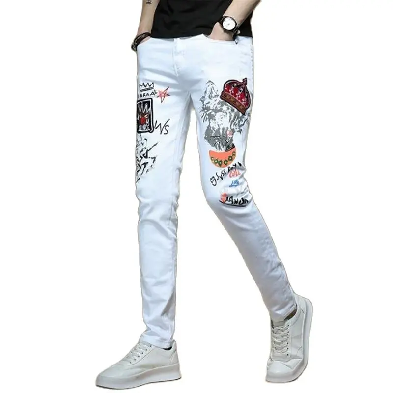 white denim jeans for men