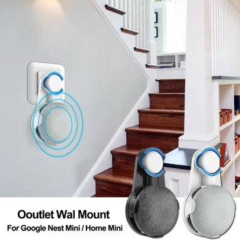 

For Google Home Mini Outlet Wall Mount Hanging Stand Wire Wrap Collector Voice Assistant Accessories Holder Newest