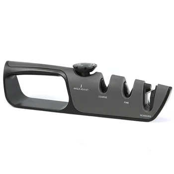 

Angle Adjustable Knife Sharpener 3 Stages Scissors Sharpening stone Professional Kitchen Grinder knives Whetstone Kitchen tools