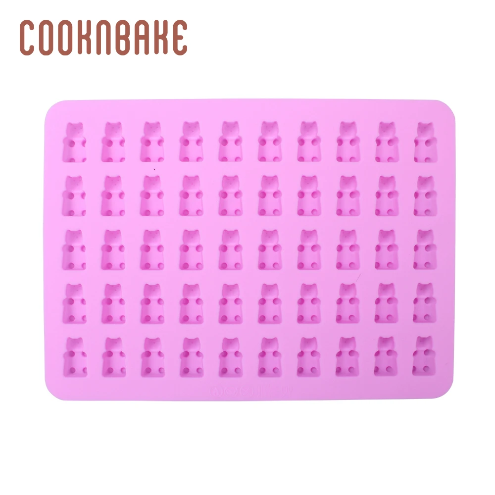 COOKNBAKE Gummy bear силиконовая формочка для леденцов шоколадное печенье инструмент для украшения торта динозавр сахарные конфеты плесень с капельницей