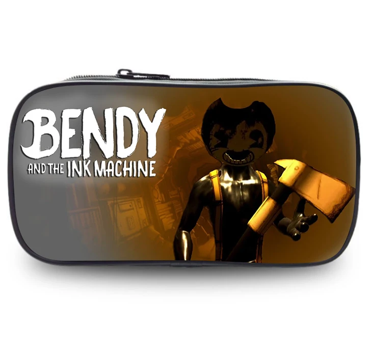 

Kids Pencil Case Bendy and the Ink Machine Pattern Students Stationery Storage Box Children's School Pen Bags