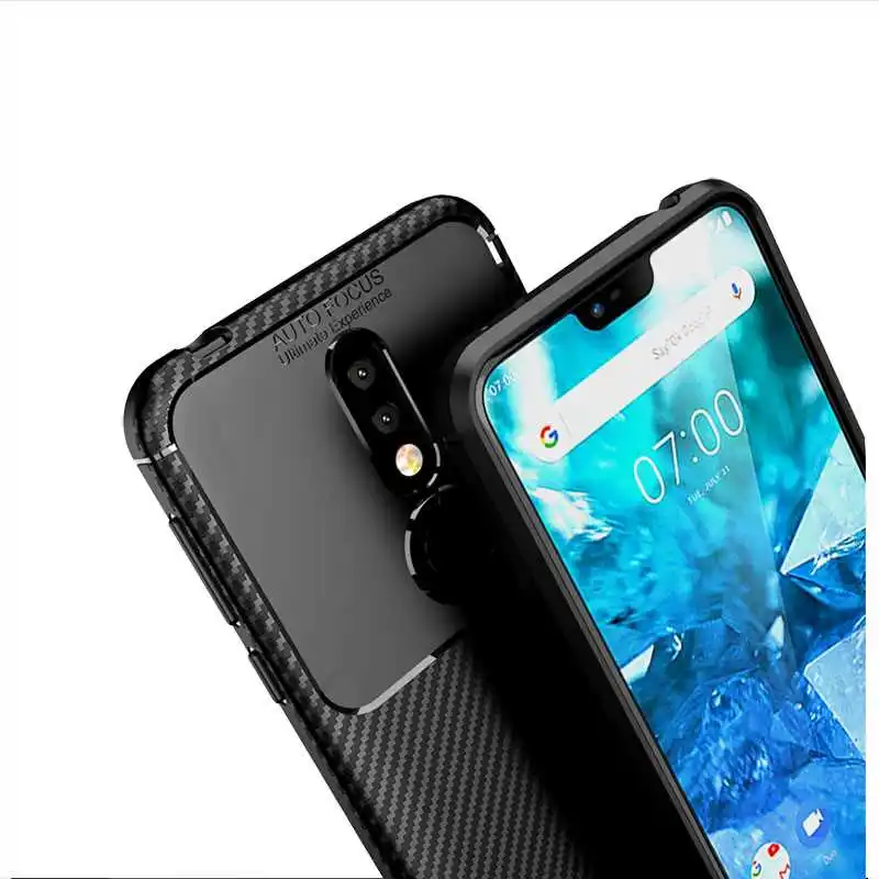 Ударопрочный Мягкий чехол с Joomer узором 5,8" для Nokia 7,1, чехол для Nokia 7,1, чехол для телефона
