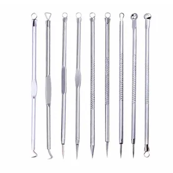 

Stainless Steel Acne Blackhead Removal Needles Pimple Acne Extractor Remover Needle Beauty Tool Set Face Care