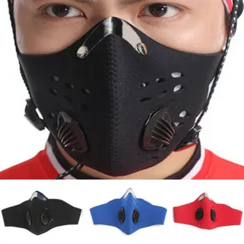 

2020 Reusable PM2.5 Anti Respirator Elastic Cycling Outdoor Face Mask Filter US
