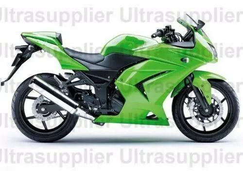 EX250 Green Complete Injection Fairing for 2008-2012 Kawasaki Ninja 250R EX 250 2009 2010 2011 EX250 Green Complete Injection Fairing for 2008-2012 Kawasaki Ninja 250R EX 250 2009 2010 2011
