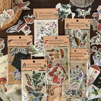 

100Pcs Periodical Journal Stickers Book DIY Scrapbooking Decal Diary Stationery