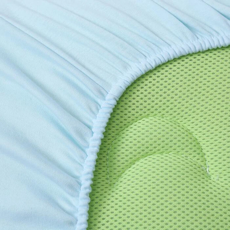 Baby Crib Mattress Cover Newborn Bed Sheet Cotton Bedding kids Crib Mattress Protection Stripe Sheet bedding Simple