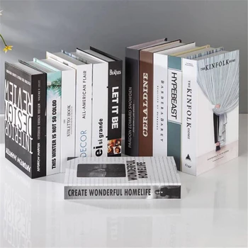 

Simulation Fake Book Props Decoration Book Model Desktop Display Ornament Office Home Furnishing Modern Minimalist Decoration