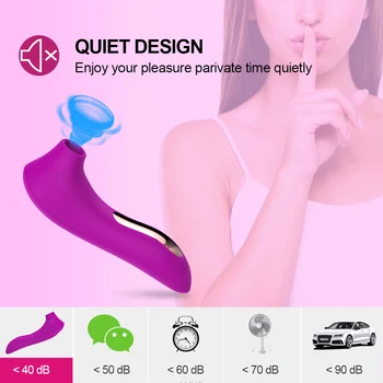 Powerful Clit Sucker Vibrator Sex Toys for Adult Women Tongue Vibrating Clitoris Stimulator Nipple Blowjob Etotic Masturbator 4