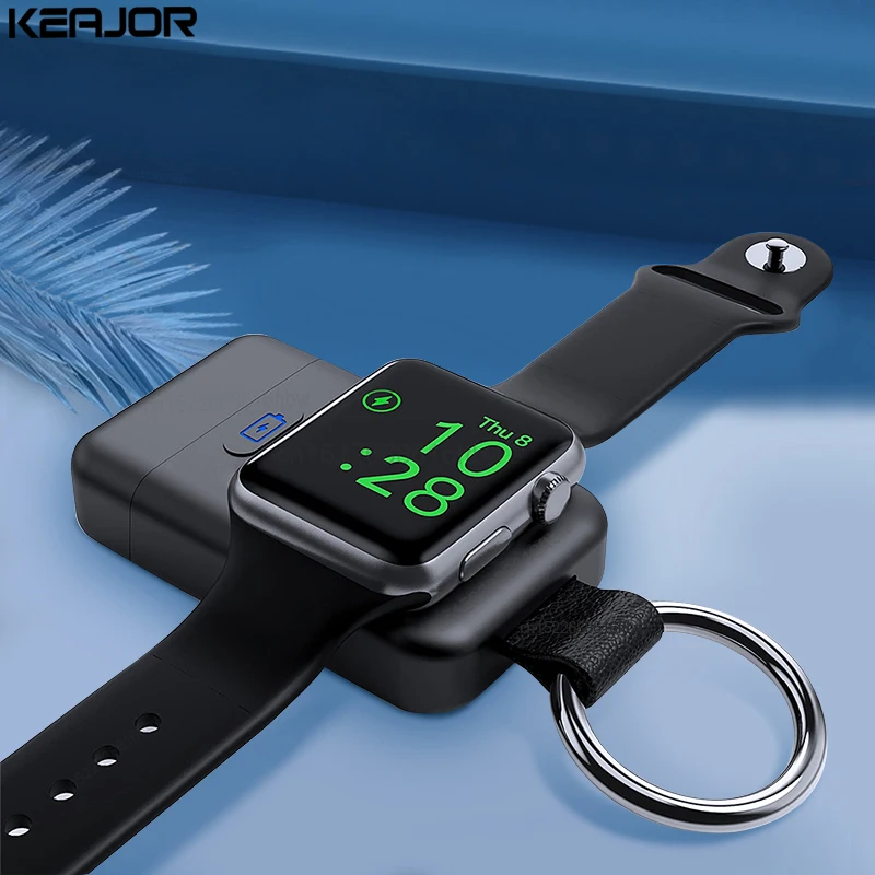 Портативное беспроводное зарядное устройство для Apple Watch внешний аккумулятор на