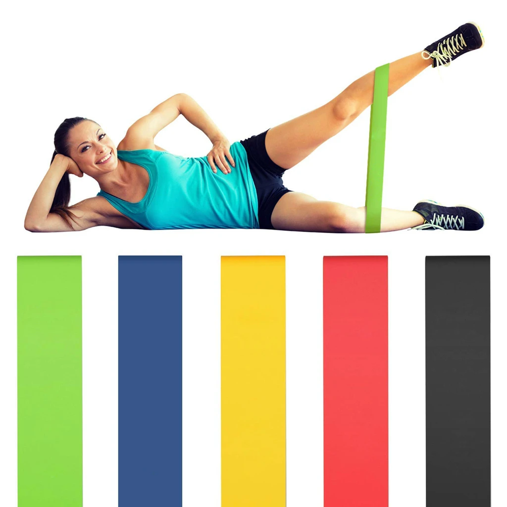 

REXCHI Gym Fitness Resistance Bands for Yoga Stretch Pull Up Assist Bands Rubber Crossfit Exercise Training Workout Equipment