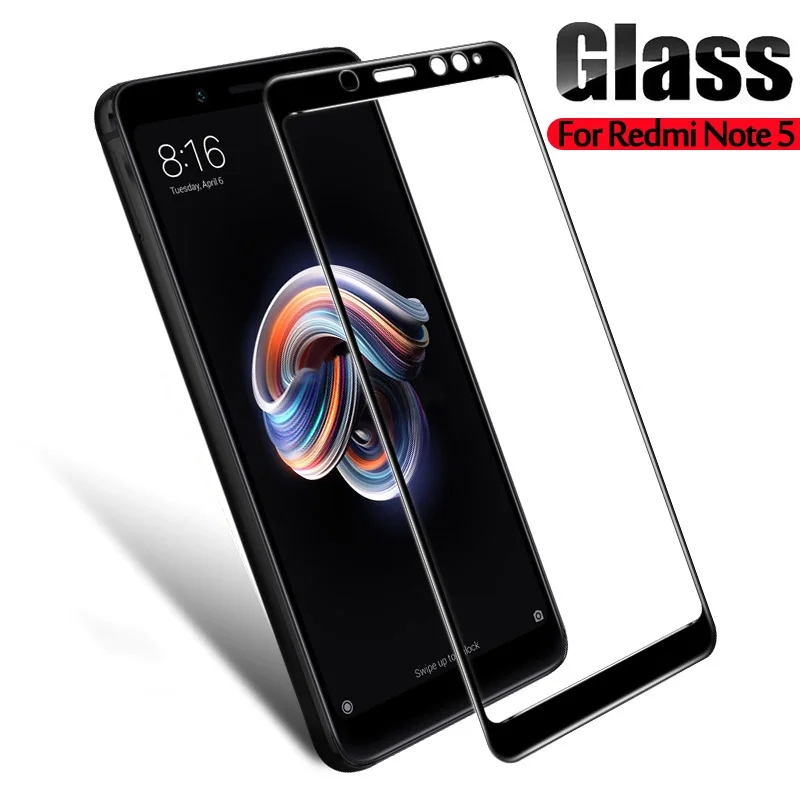 2 шт стекло для Xiaomi Redmi Note 5 Pro протектор экрана закаленное стекло для Xiaomi Redmi Note 5 Plus 5A Y1 стеклянная защитная пленка