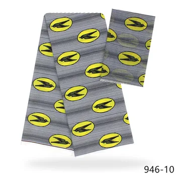 

2019 The Latest Styles Silk Satin Chiffon Fabric African Print Fabric 4+2 yard African Fabric Nigerian Ankara Fabrics 946
