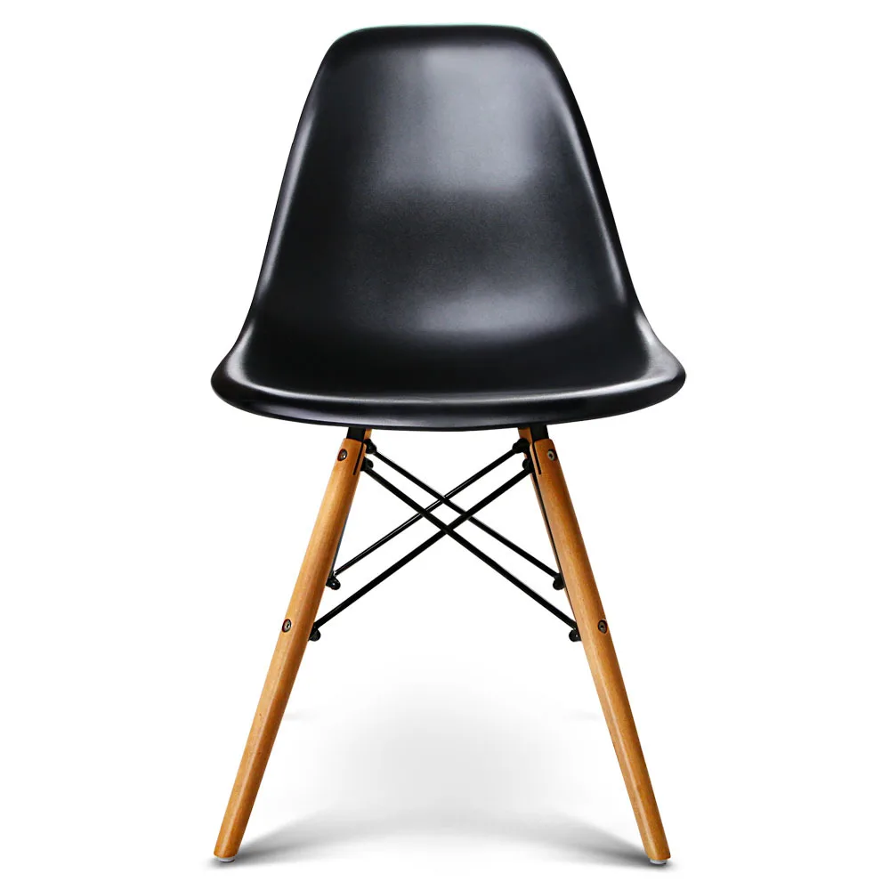 4PCS Simple assembly structure Solid wood Black dining chair with High Calibre Thick padded seat Ideal for home office cafés 4PCS Simple assembly structure Solid wood Black dining chair with High Calibre Thick padded seat Ideal for home office cafés