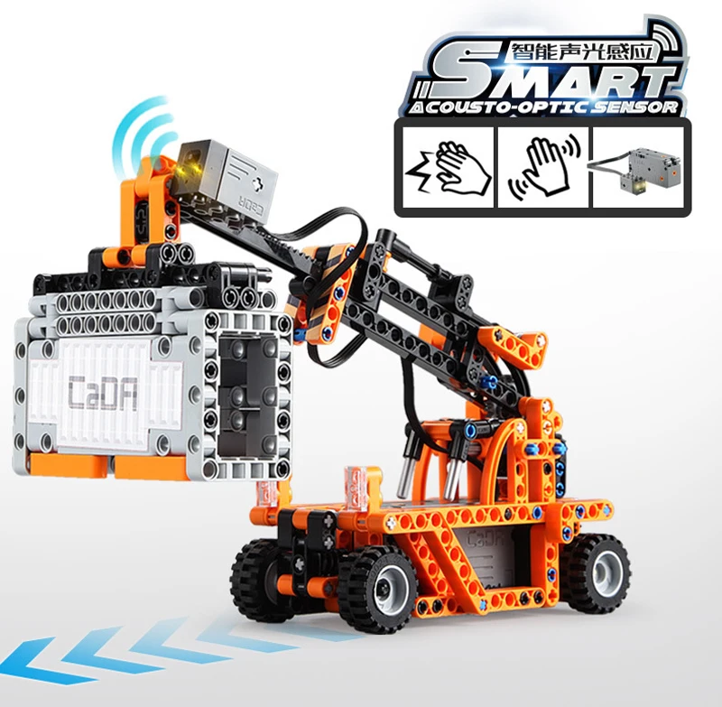 CaDa Смарт Technic 10 в 1 Порты и разъёмы инженерных грузовик городской автомобиль