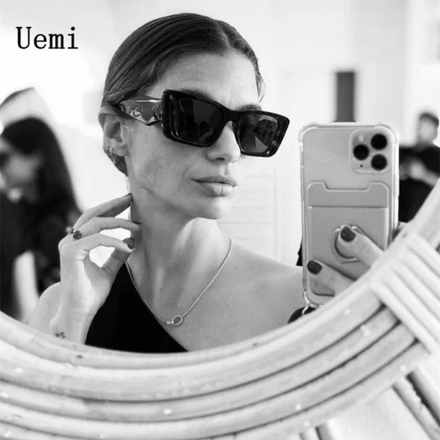 2022 Fashion Retro Square Women Sunglasses Vintage Brand Design Ladies Eyewear Luxury Butterfly  Frame Shades UV400 Sun Glasses 3