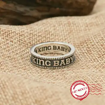 

S925 sterling silver men's ring personality fashion retro classic jewelry simple shape 2018 new gift to send lover