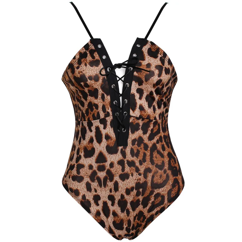 

Freeshipping Promotion2020 Sexy Leopard Underwear Sexy Hot Cutout Temptation Siamese Fun