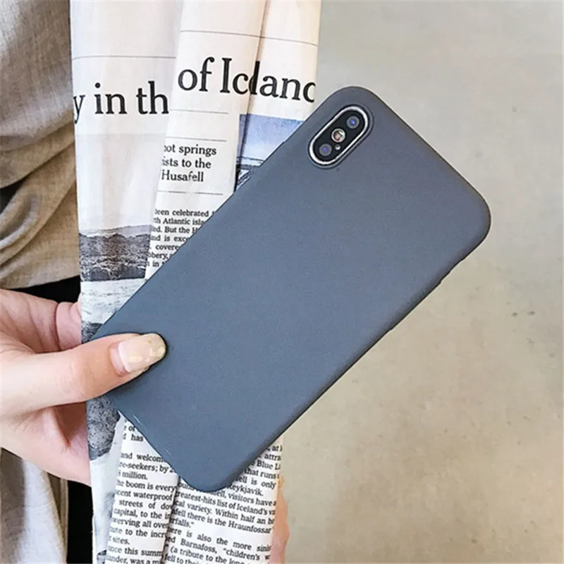 Матовый однотонный чехол для телефона HUAWEI Honor 7 8X 9 10 Lite 20 Pro P10 P20 Plus Nova 3 3i 3e Y9prime
