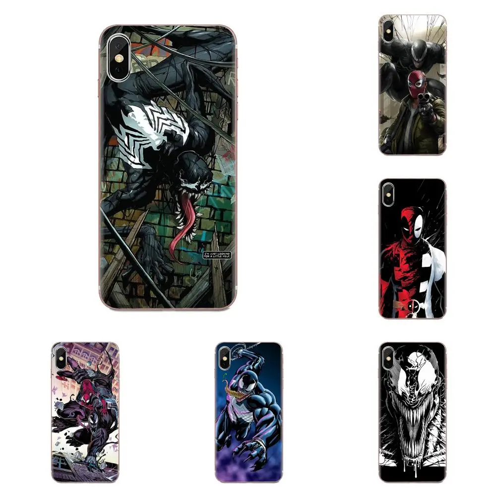 Venom для Huawei Honor 4C 5A 5C 5X 6 6A 6X 7 7A 7C 7X 8 8C 8S 9 10 10i 20 20i Lite Pro прозрачный мягкий чехол |