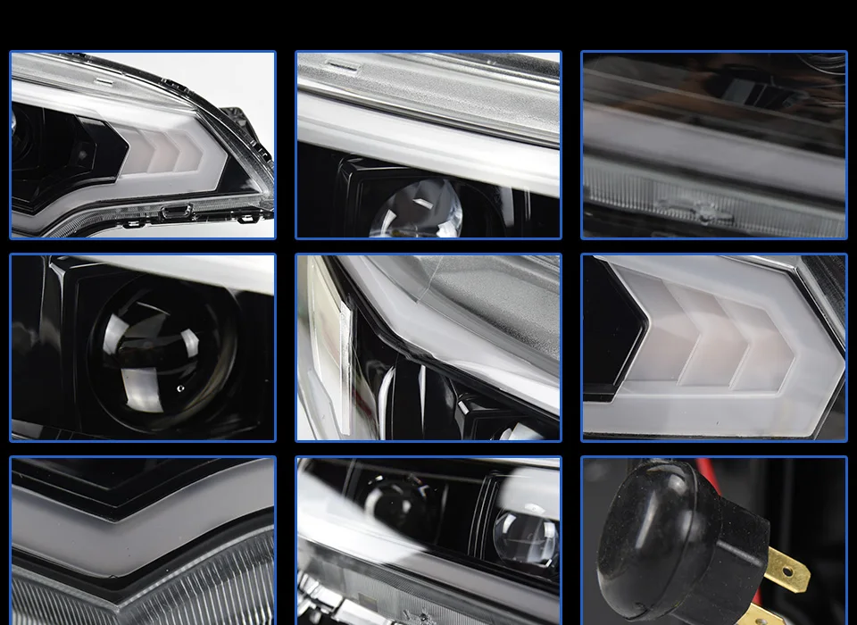 AKD тюнинг автомобильные фары для Honda FIT JAZZ GK5- светодиодные фары DRL ходовые огни Биксеноновые Противотуманные фары ангельские глаза