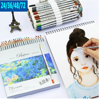 

24/36/48/72pcs Colored Pencil Painting Set lapis de cor Non-toxic Lead-free Oily Color Pencil Writing Pen School Supplies