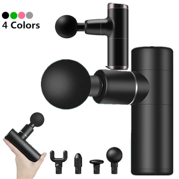 

Mini Muscle Massage Gun Rechargeable Pocket Neck Muscle Massager Pain Therapy for Body Massage Relaxation Pain Relief Fascia gun