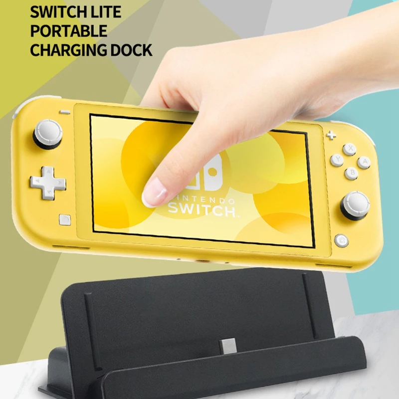 База для зарядки данных Frog с портом usb type C для консоли nintendo Switch Lite надежная базовая станция для консоли nintendo Switch